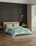 Portico Happiness Super King Cotton Bedsheet AW2025 - Multicolour Printed 274x274cm