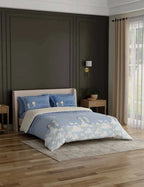 Portico Happiness Super King Cotton Bedsheet AW2025 - Hap3 Close-up Print