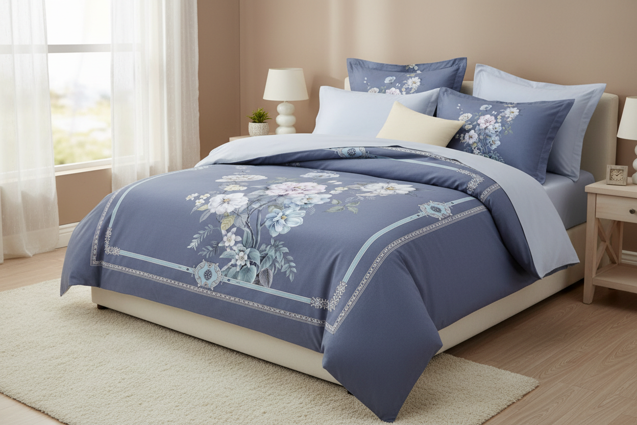 Empress Rochelle Bedsheet Set | 400TC King Size | 3-Piece RF-05