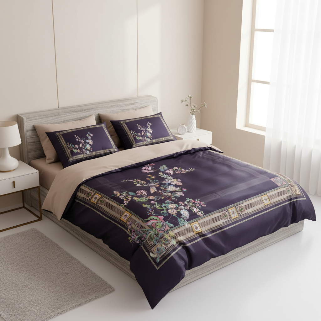 Empress Rochelle Bedsheet Set | 400TC King Size | 3-Piece RF-011