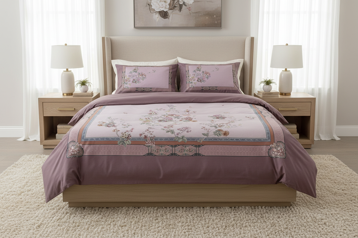 Empress Rochelle Bedsheet Set | 400TC King Size | 3-Piece RF-018