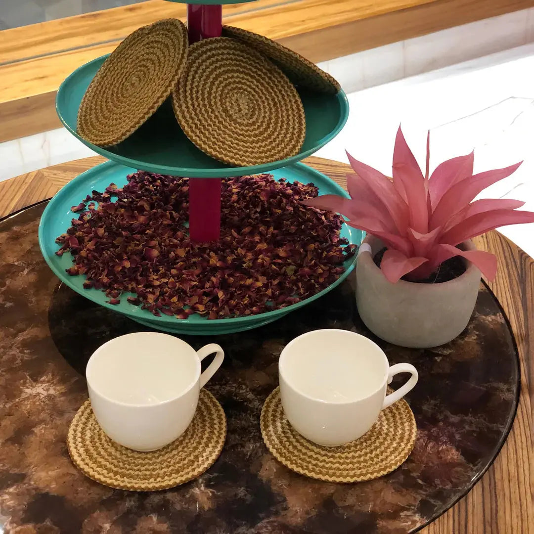 Knit Craft Coasters (6pc Set) - grahsajja