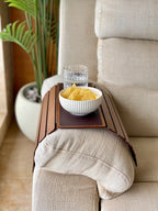 Sofa Armrest Tray | Oak Wood