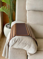 Sofa Armrest Tray | Oak Wood
