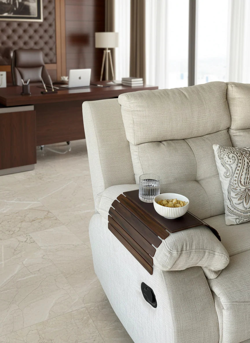 Sofa Armrest Tray | Dark Brown
