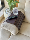 Sofa Armrest Tray | Dark Brown