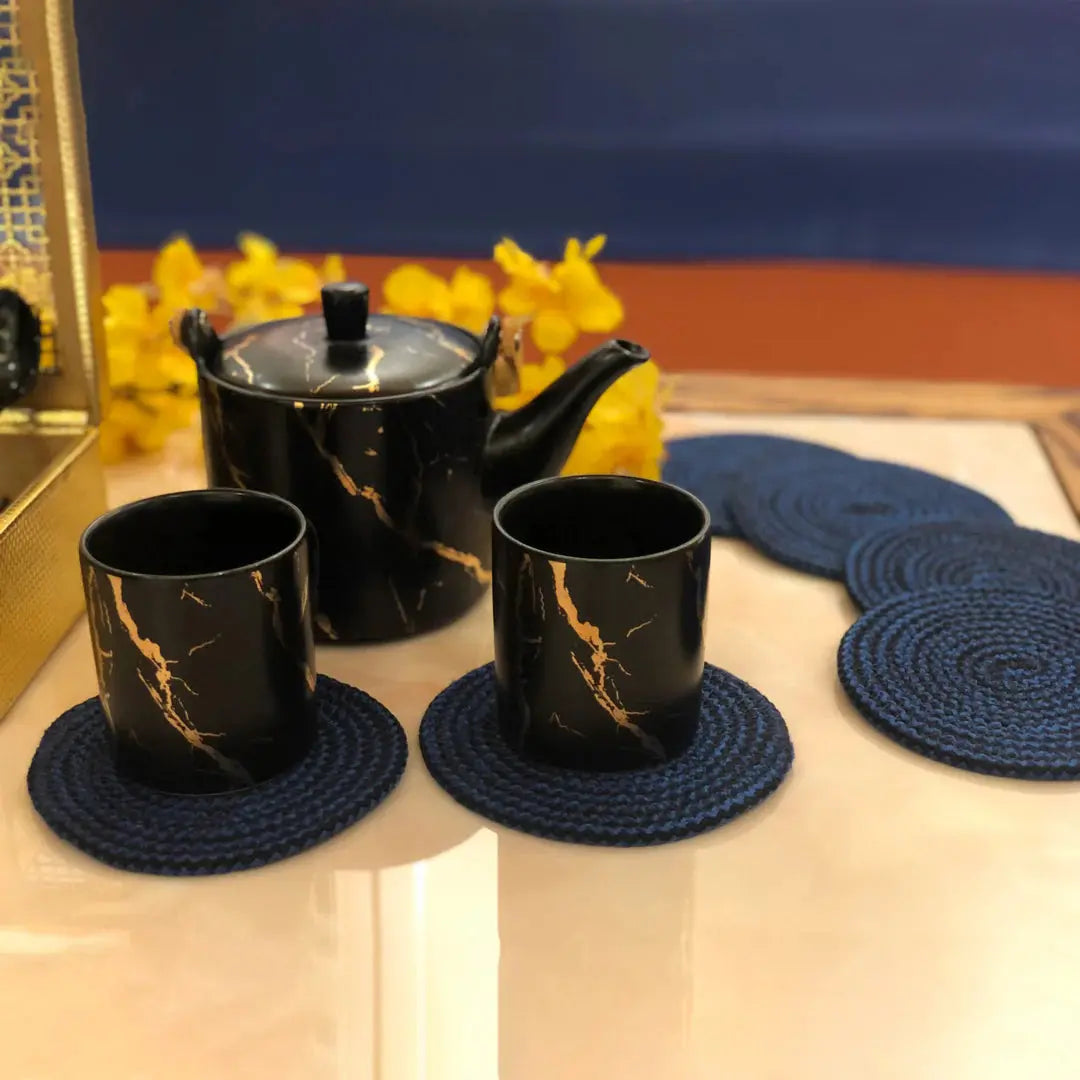 Knit Craft Coasters (6pc Set) - grahsajja