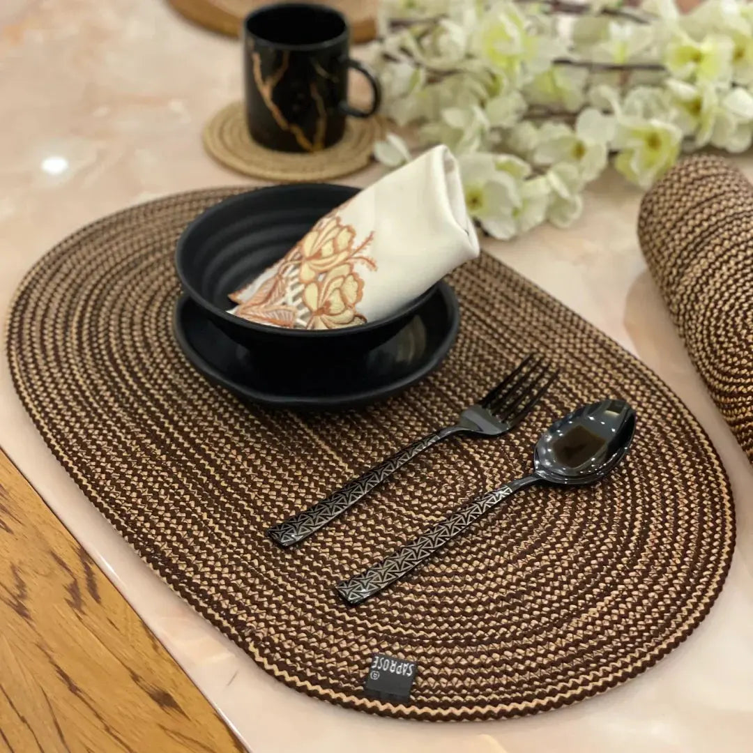Knit Craft Oval Placemat - grahsajja