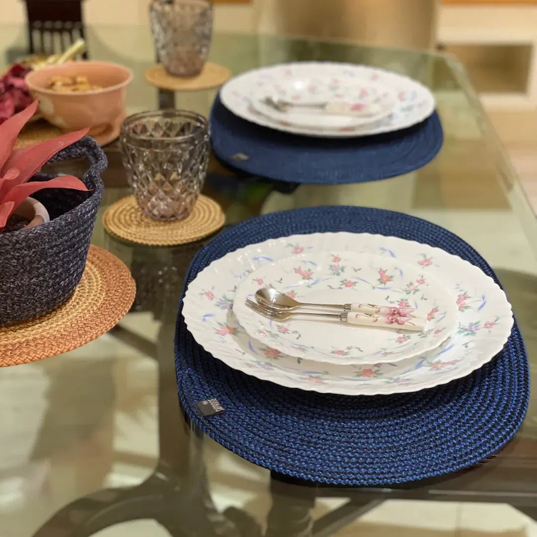 Knit Craft Oval Placemat - grahsajja