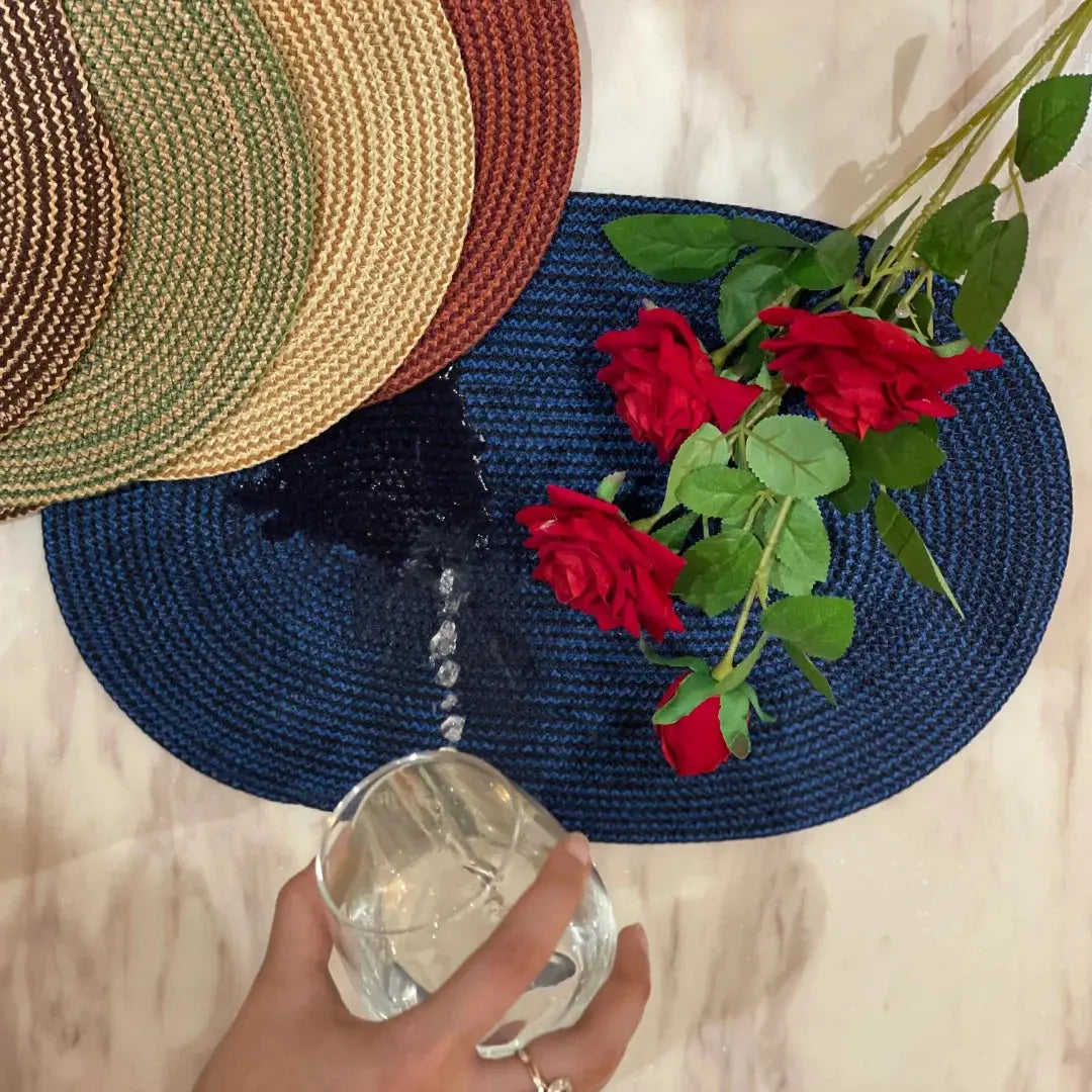 Knit Craft Oval Placemat - grahsajja