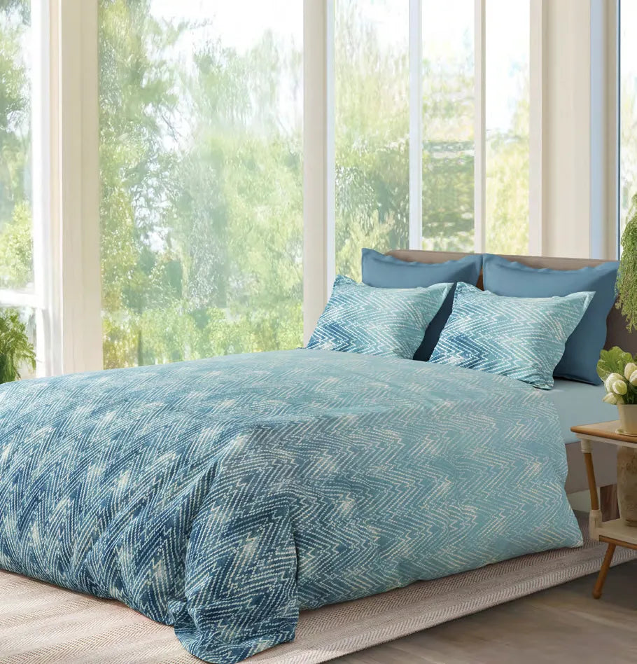 Sansaar Impression Collection-II King Size Bedsheet 2pc Pillow Cover DECCAN