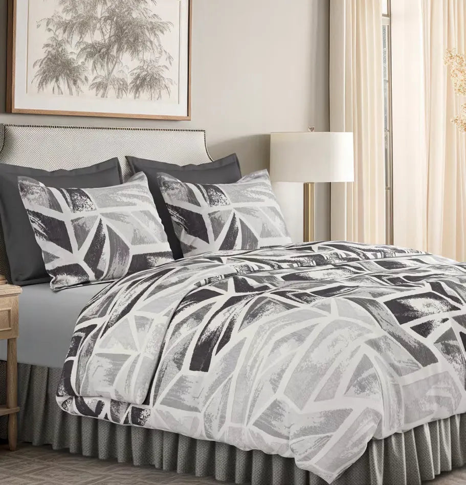 Sansaar Impression Collection-II King Size Bedsheet 2pc Pillow Cover MATRIX