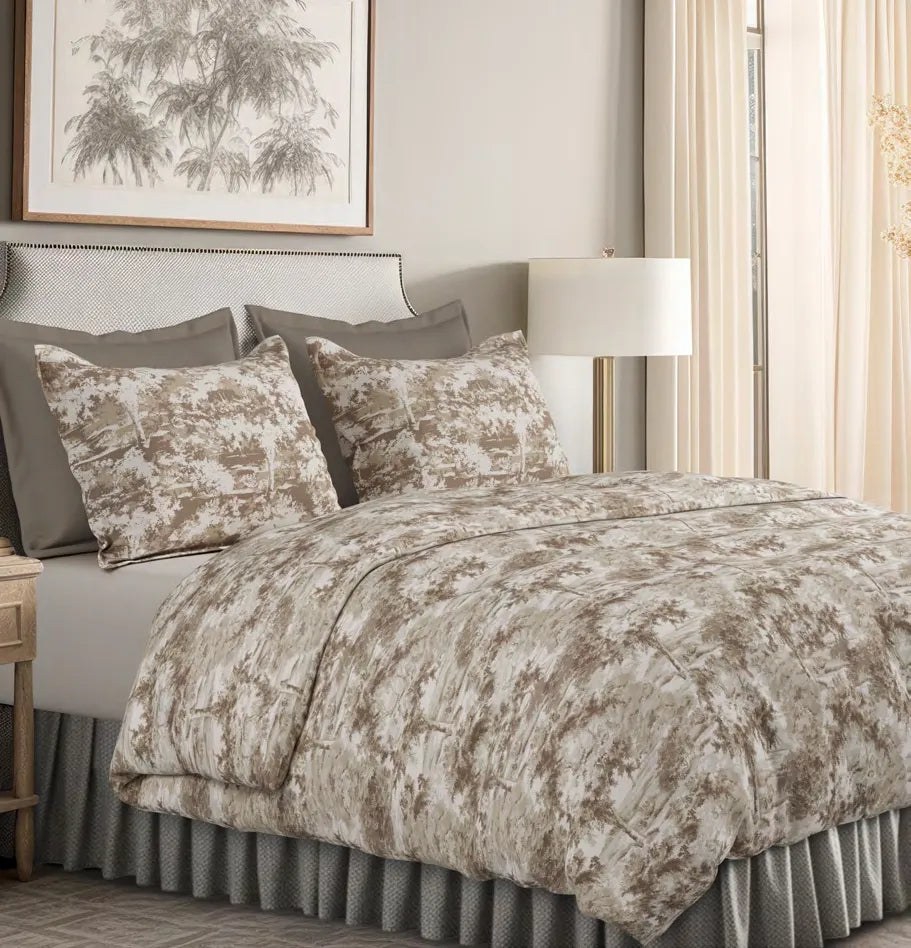 Sansaar Impression Collection-II King Size Bedsheet 2pc Pillow Cover CANOPY