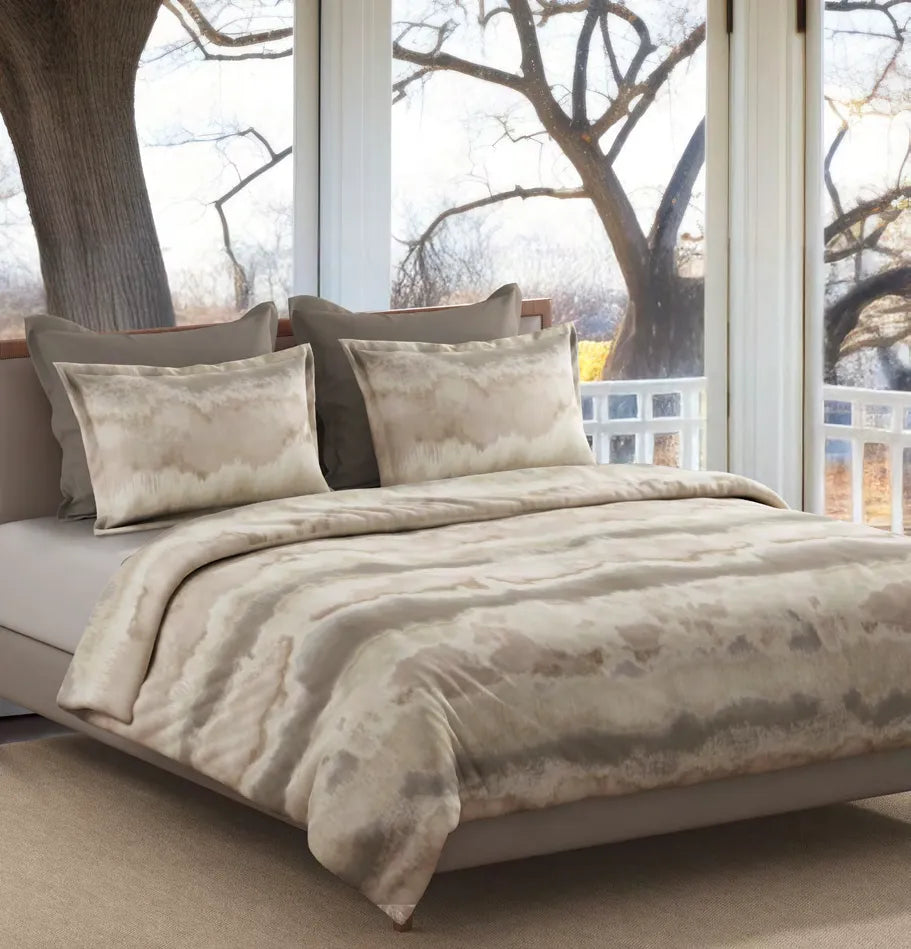 Sansaar Impression Collection-II King Size Bedsheet 2pc Pillow Cover TUSCANY