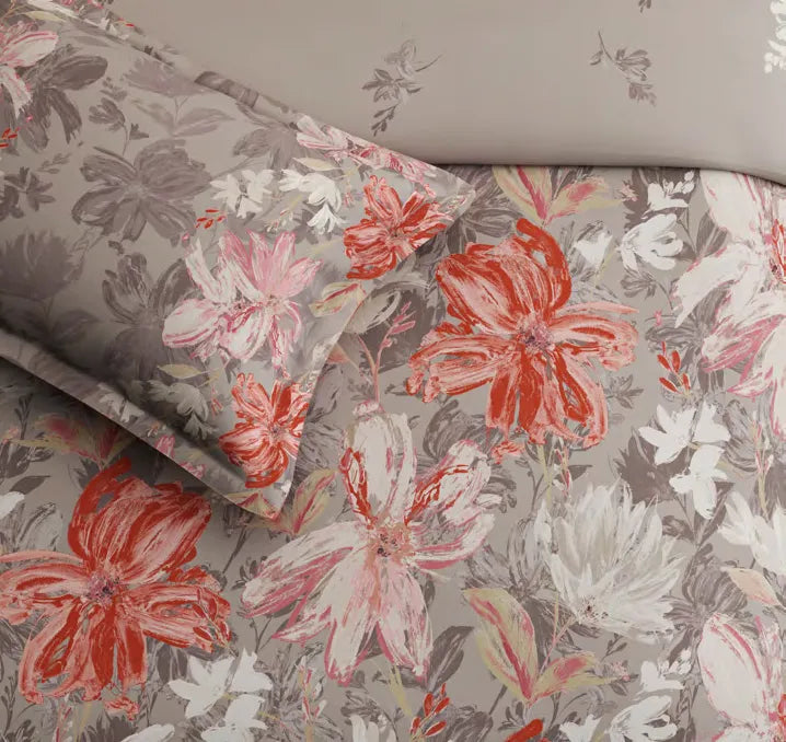 Sansaar Impression Collection-II King Size Bedsheet 2pc Pillow Cover SPRINGFLOWER