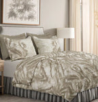 Sansaar Impression Collection-II King Size Bedsheet 2pc Pillow Cover HAZE