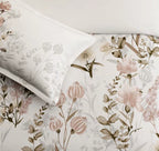 Sansaar Impression Collection-II King Size Bedsheet 2pc Pillow Cover FERN GARDEN