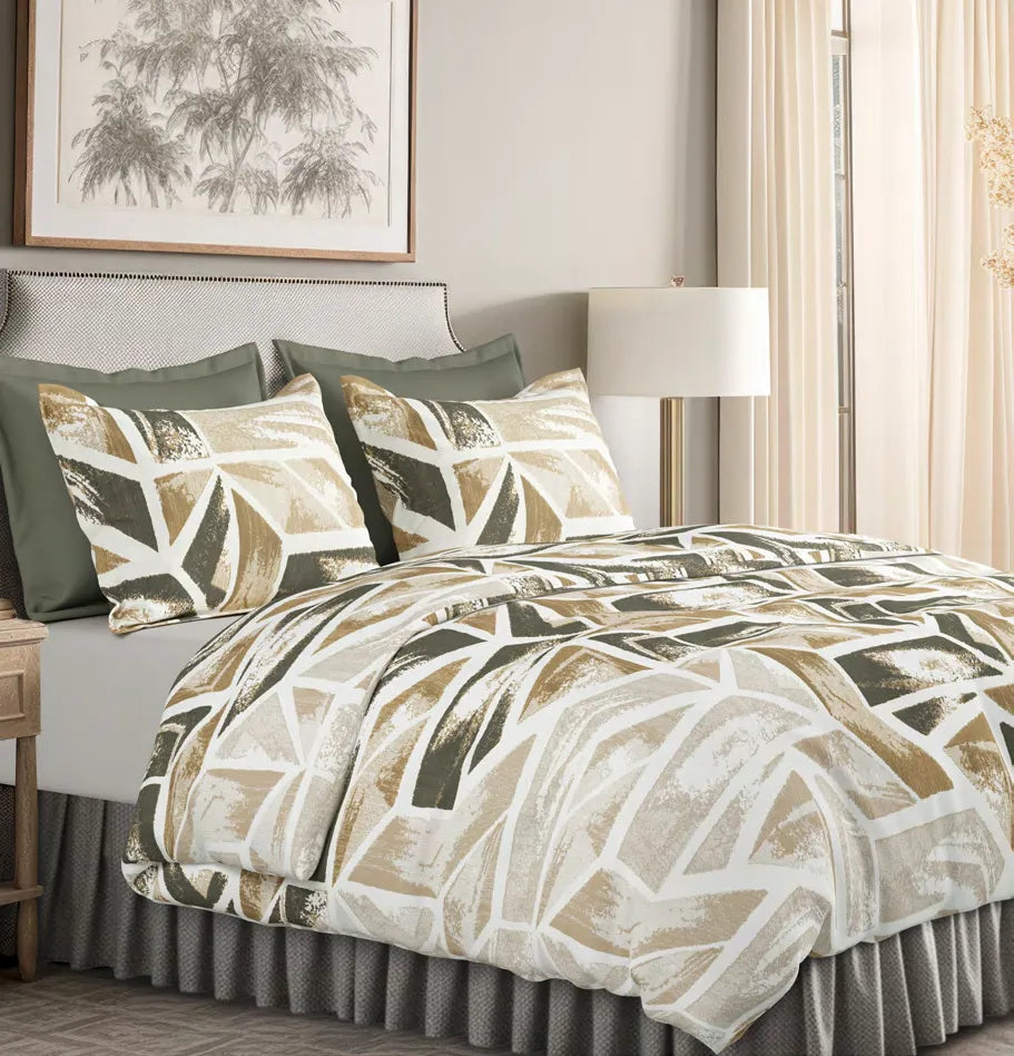 Sansaar Impression Collection-II King Size Bedsheet 2pc Pillow Cover MATRIX
