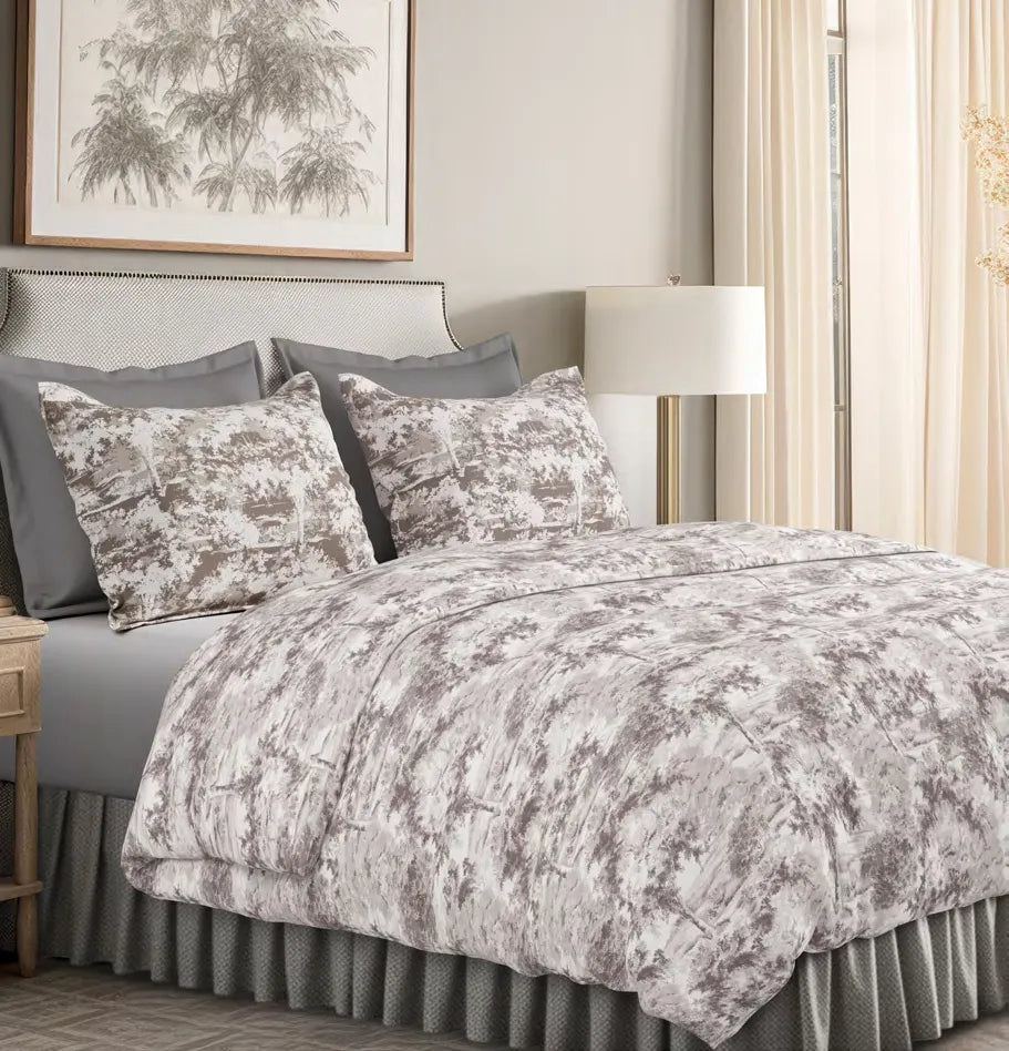 Sansaar Impression Collection-II King Size Bedsheet 2pc Pillow Cover CANOPY