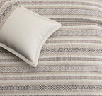 Sansaar Impression Collection-II King Size Bedsheet 2pc Pillow Cover BROOKE STRIPE