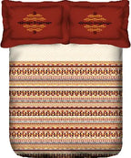 PORTICO Lavender Floral Printed Cotton Super King Bedsheet Set - 274x274cm - 3Pcs - grahsajja