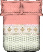 PORTICO Lavender Floral Printed Cotton Super King Bedsheet Set - 274x274cm - 3Pcs - grahsajja