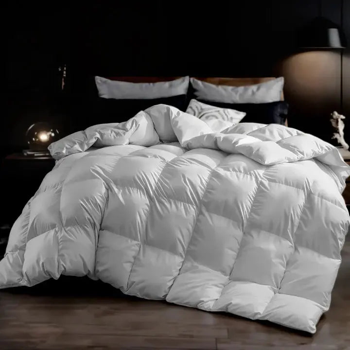 Tevel Down Feather Duvet- 575 GSM Light Grey Sassoon