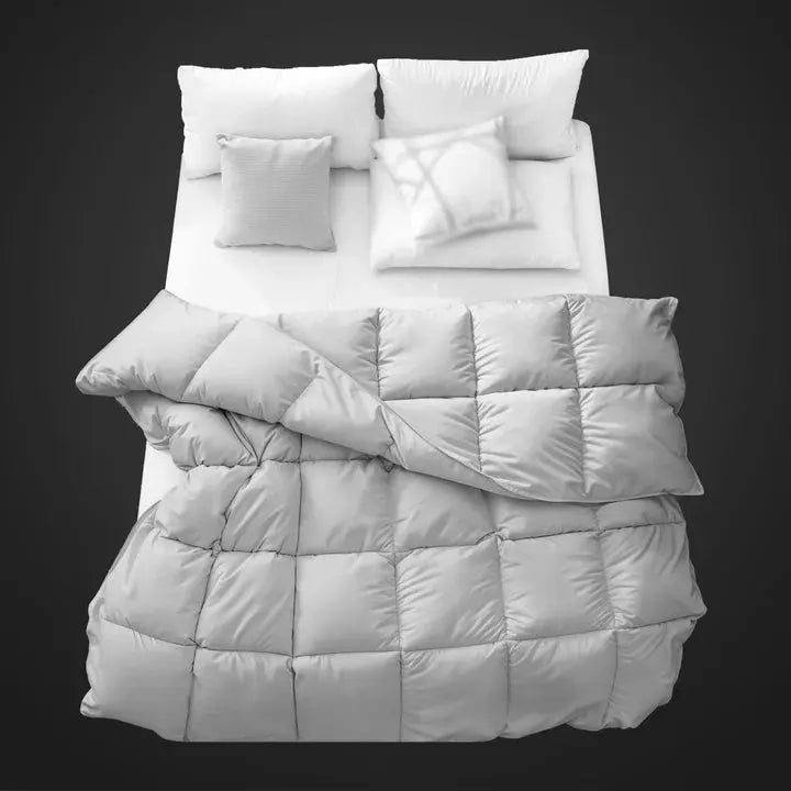 Tevel Down Feather Duvet- 575 GSM Light Grey Sassoon
