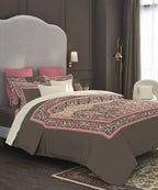 TRIDENT Nectarsoft Elite Collection, King Bedsheet Set, 400TC, 100% Cotton, Malabar Trident