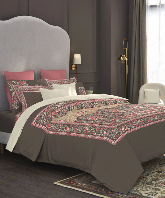 TRIDENT Nectarsoft Elite Collection, King Bedsheet Set, 400TC, 100% Cotton, Malabar
