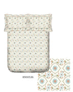 PORTICO MARVELLA Cotton Single bed size 150cmx224cm 144TC Printed 2Pcs  Bedsheet SS2025 Portico
