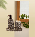 Myra Polyresin Soap Dispenser Black