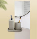 Myra Polyresin Soap Dispenser Beige