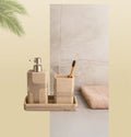 Myra Polyresin Soap Dispenser Beige