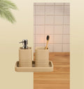 Myra Polyresin Soap Dispenser Beige