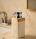 Myra Polyresin Soap Dispenser Beige