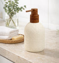 Myra Polyresin Soap Dispenser Beige