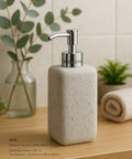 Myra Polyresin Soap Dispenser Beige