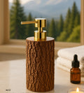 Myra Polyresin Soap Dispenser Brown