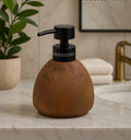 Myra Polyresin Soap Dispenser Brown