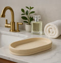 Myra Polyresin Soap Dispenser Beige