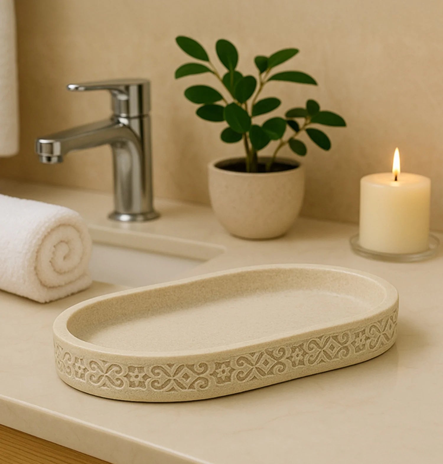 Myra Polyresin Soap Dispenser