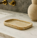 Myra Polyresin Soap Dispenser Beige