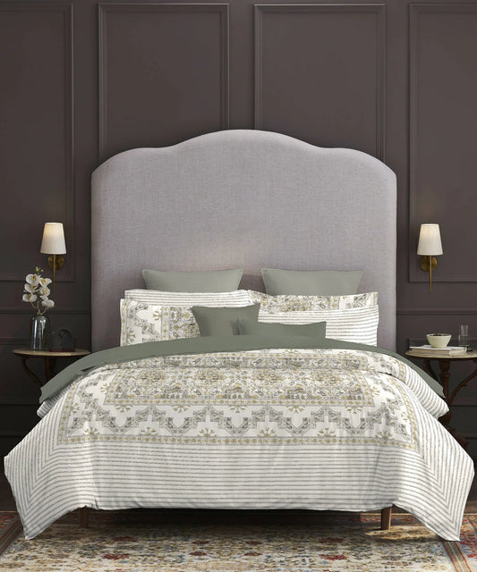 TRIDENT Nectarsoft Elite Collection, King Bedsheet Set, 400TC, 100% Cotton, Mirage
