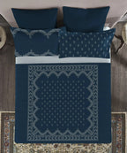 TRIDENT Nectarsoft Elite Collection, King Bedsheet Set, 400TC, 100% Cotton, Regal Trident