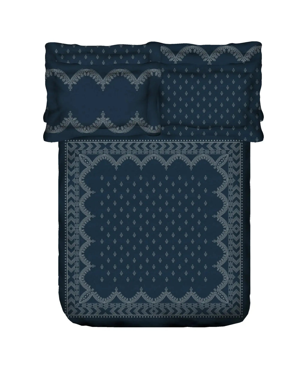 TRIDENT Nectarsoft Elite Collection, King Bedsheet Set, 400TC, 100% Cotton, Regal Trident