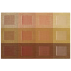 Freelance Basketweave Table Mat Set, Kitchen & Dining Placemats, Set of 6 pcs, 30 x 45 cm - grahsajja