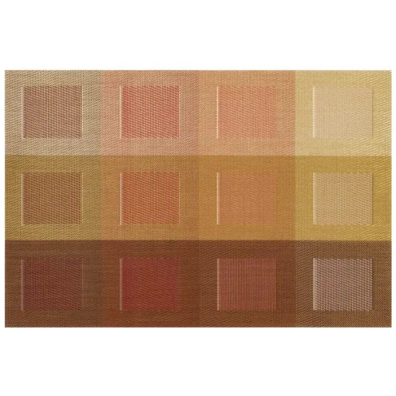 Freelance Basketweave Table Mat Set, Kitchen & Dining Placemats, Set of 6 pcs, 30 x 45 cm - grahsajja