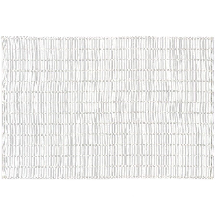 Freelance Basketweave Table Mat Set, Kitchen & Dining Placemats, Set of 6 pcs, 30 x 45 cm - grahsajja