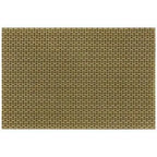 Freelance Basketweave Table Mat Set, Kitchen & Dining Placemats, Set of 6 pcs, 30 x 45 cm - grahsajja